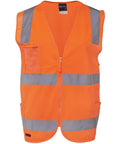 Jb's Wear Work Wear Orange / S JB'S Hi-Vis Zip Safety Vest 6DNSZ