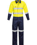 Syzmik Work Wear Yellow/Navy / 77 SYZMIK Men’s Rugged Cooling Taped Overall ZC804