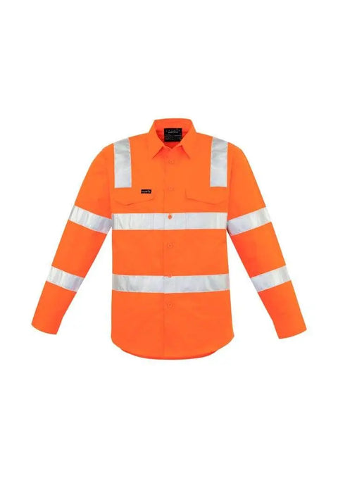 Syzmik Work Wear SYZMIK MENS BIO MOTION VIC RAIL SHIRT ZW680