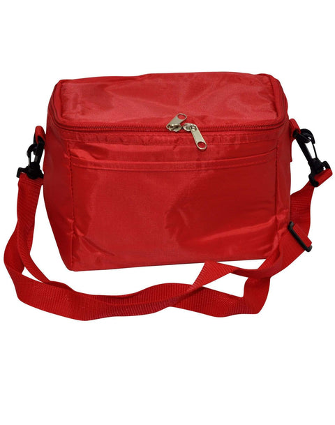 Winning Spirit Active Wear Red / "(w)21cm x (h)16cm x (d)14cm, Capacity: 375ml x 6" Cooler Bag - 6 Can Cooler Bag B6001