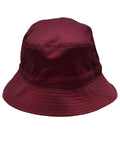 Winning Spirit Active Wear Maroon / S Bucket Hat With Toggle H1034