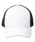 Winning Spirit Active Wear White/Black / One size Premium Cotton Trucker Cap Ch89