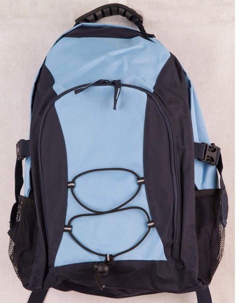Smartpack Backpack B5002 Active Wear Winning Spirit Navy/Skyblue "(w)39.5cm x (h)43cm x (d)19cm, Capacity: 23 Litres"
