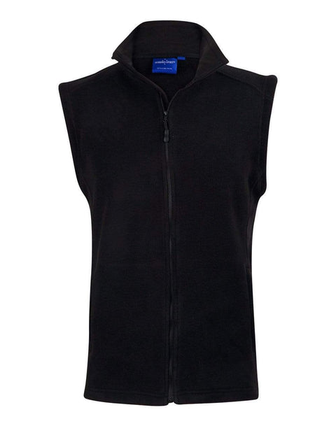 Winning Spirit Casual Wear Black / 2XS Bromley Polar Fleece Vest Unisex Pf22