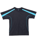Winning Spirit Casual Wear Navy/Aqua/Blue / XS Legend Tee Shirt Men's Ts53