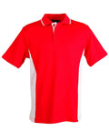Winning Spirit Casual Wear Red/ White / S Teammate Polo Men's Ps73