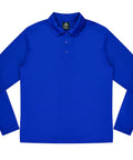 Aussie Pacific Botany Men's Long Sleeve Polo Shirt 1316 Casual Wear Aussie Pacific Royal S 