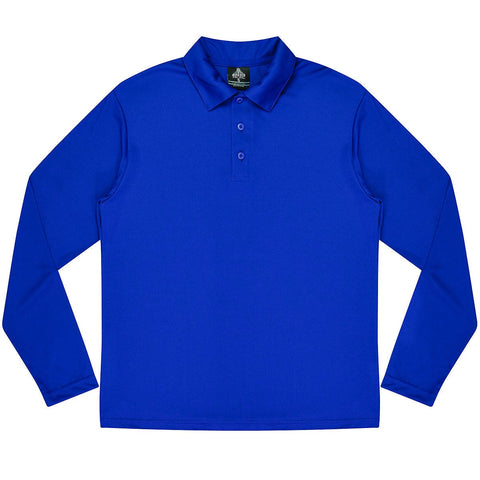 Aussie Pacific Botany Men's Long Sleeve Polo Shirt 1316 Casual Wear Aussie Pacific Royal S 