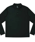 Aussie Pacific Botany Kids Long Sleeve Polo Shirt 3316 Casual Wear Aussie Pacific Black 4 