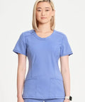 Cherokee Infinity Women's Round Neck Scrub Top 2624A - Allsorts Workwear