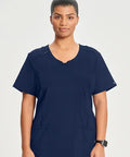 Cherokee Infinity Women's Round Neck Scrub Top 2624A - Allsorts Workwear