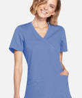 Cherokee Original Women's Mock Wrap Scrub Top WW650  Simply Scrubs Australia