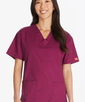 Dickies EDS Signature Women's V-Neck Scrub Top 86706  Simply Scrubs Australia