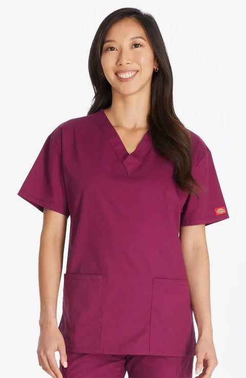 Dickies EDS Signature Women's V-Neck Scrub Top 86706  Simply Scrubs Australia