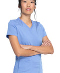 Dickies Balance Women's Knitted Panel Scrub Top DK875 - Allsorts Workwear