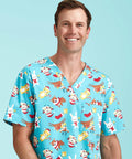 Biz Care Women's Christmas Scrubs Top - Allsorts Workwear