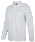 Jb's Long Sleeve Epaulette Polo Shirt 210EL - Allsorts Workwear