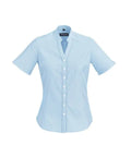 Biz Corporates Bordeaux Womens Short Sleeve Shirt 40112 - Allsorts Workwear