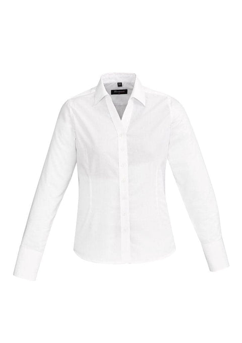 Biz Corporates Hudson Womens Long Sleeve Shirt 40310 - Flash Uniforms 