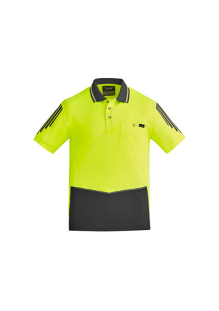 SYZMIK Men's Hi Vis Flux Polo ZH315