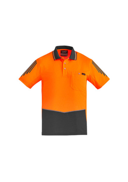 SYZMIK Men's Hi Vis Flux Polo ZH315