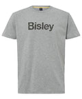 Bisley Cotton Logo Tee BKT064 Work Wear Bisley Workwear GREY MARLE (BGGY) S 