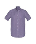 Biz Corporates Springfield Mens Short Sleeve Shirt 43422 Corporate Wear Biz Corporates XS Purple Reign 