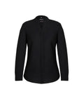 Biz Corporates Juliette Womens Plain Blouse 44210 Corporate Wear Biz Corporates 4 Black 