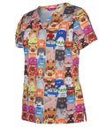 Jb's Wear Women's Printed Scrub Top 4STP1 - Allsorts Workwear