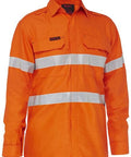 Bisley Workwear Apex 185 Taped Hi Vis FR Vented Shirt BS8439T - Flash Uniforms 