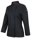 Jb's Women’s Long Sleeve Button Chef Jacket 5CJL1 Metro Workwear.