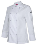 Jb's Women’s Long Sleeve Button Chef Jacket 5CJL1 Metro Workwear.