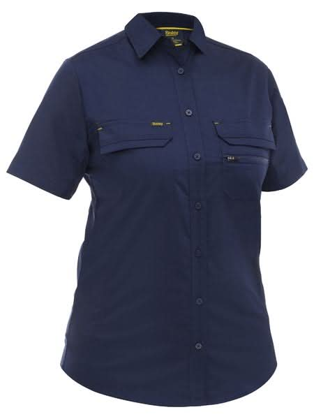 Bisley Women's X Airflow Stretch Ripstop Work Shirt BL1490