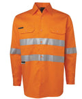JB'S Hi-Vis Long Sleeve Work Shirt 6DNWL 