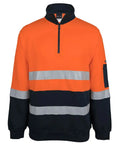 JB'S Hi-Vis 310 Cotton Day Night 1/2 Zip Fleece 6DVFM Jb's Wear