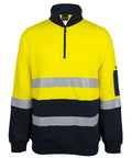 JB'S Hi-Vis 310 Cotton Day Night 1/2 Zip Fleece 6DVFM Jb's Wear