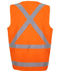Jb's NSW/QLD Rail Zip X Back Safety Vest 6DVQV JB'S Wear