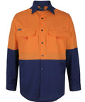 Hi Vis Ripstop L/s Fishing Shirt 6HNRL Metro Workwear.