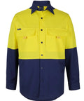 Hi Vis Ripstop L/s Fishing Shirt 6HNRL Metro Workwear.