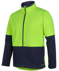 Jbs Hi-Vis water resist sofshell jacket 6HRJ - Allsorts Workwear