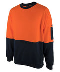 JB'S Hi-Vis 310 Cotton Crew Neck Sweater 6HVCM - Allsorts Workwear