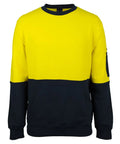 JB'S Hi-Vis 310 Cotton Crew Neck Sweater 6HVCM - Allsorts Workwear