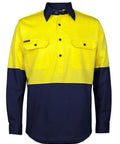 JB's Hi Vis Closed Front Work Shirt 6HVCS JB'S Wear