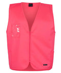 JB'S Hi-Vis Zip Safety Vest 6HVSZ Jb's Wear