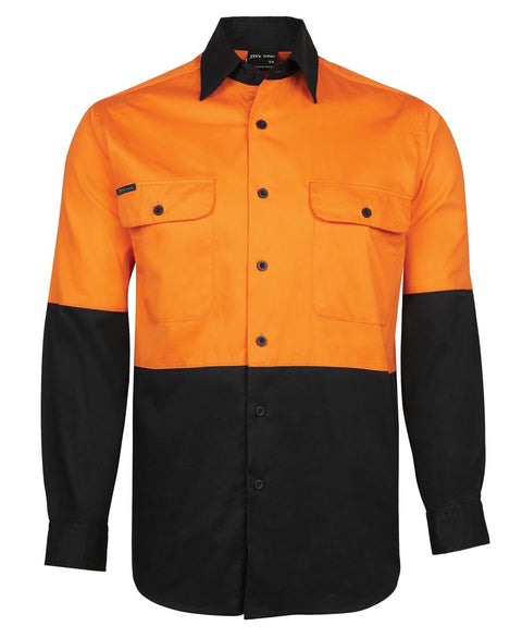 JB'S Hi-Vis Long Sleeve Shirt 6HWSL