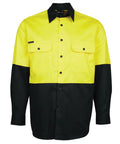 JB'S Hi-Vis Long Sleeve Shirt 6HWSL - Allsorts Workwear