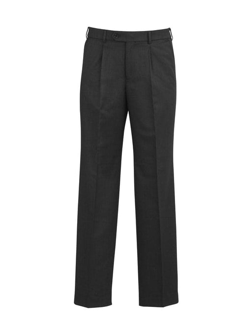 Biz Corporates Mens One Pleat Pant 70111R - Flash Uniforms 