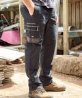 Bisley Flx And Move™ Stretch Canvas Elastic Work Cargo Pants BPC6338 Bisley Workwear