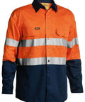 Bisley Workwear 3m Taped Cool Lightweight Hi Vis Shirt Long Sleeve BS6896 Bisley Workwear