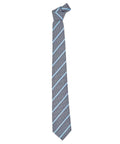 Biz Corporates Mens Single Contrast Stripe Tie 99102 Corporate Wear Biz Corporates One Size Alaskan Blue 